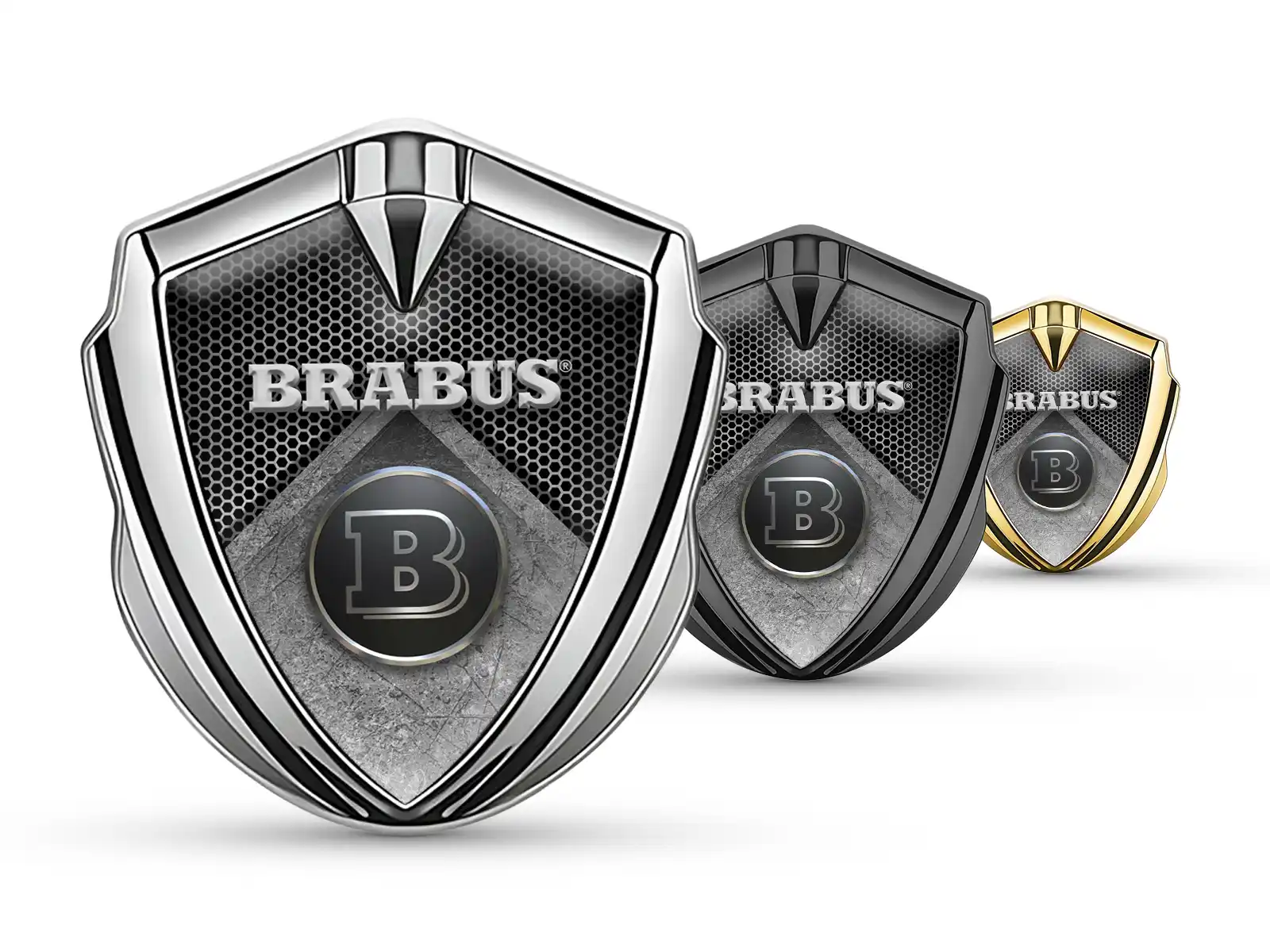 Brabus Abzeichen Selbstklebend Pro Stil Legierung Finish